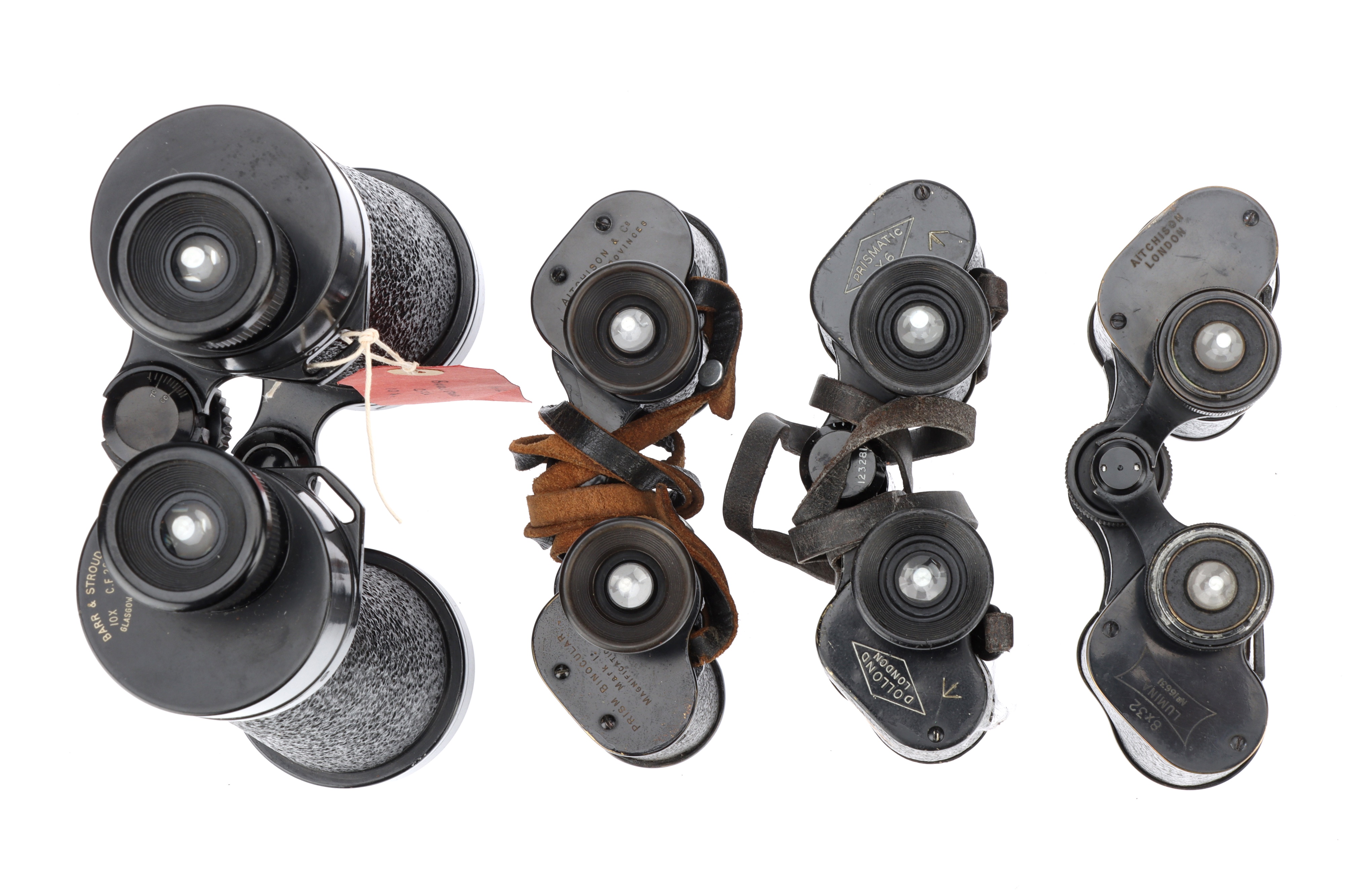 A Collection of 4 Sets of English Binoculars, - Bild 3 aus 3