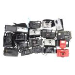 A Mixed Selection of 35mm Compact Cameras,