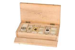 A Collection of Early Geology Microscope Slides,