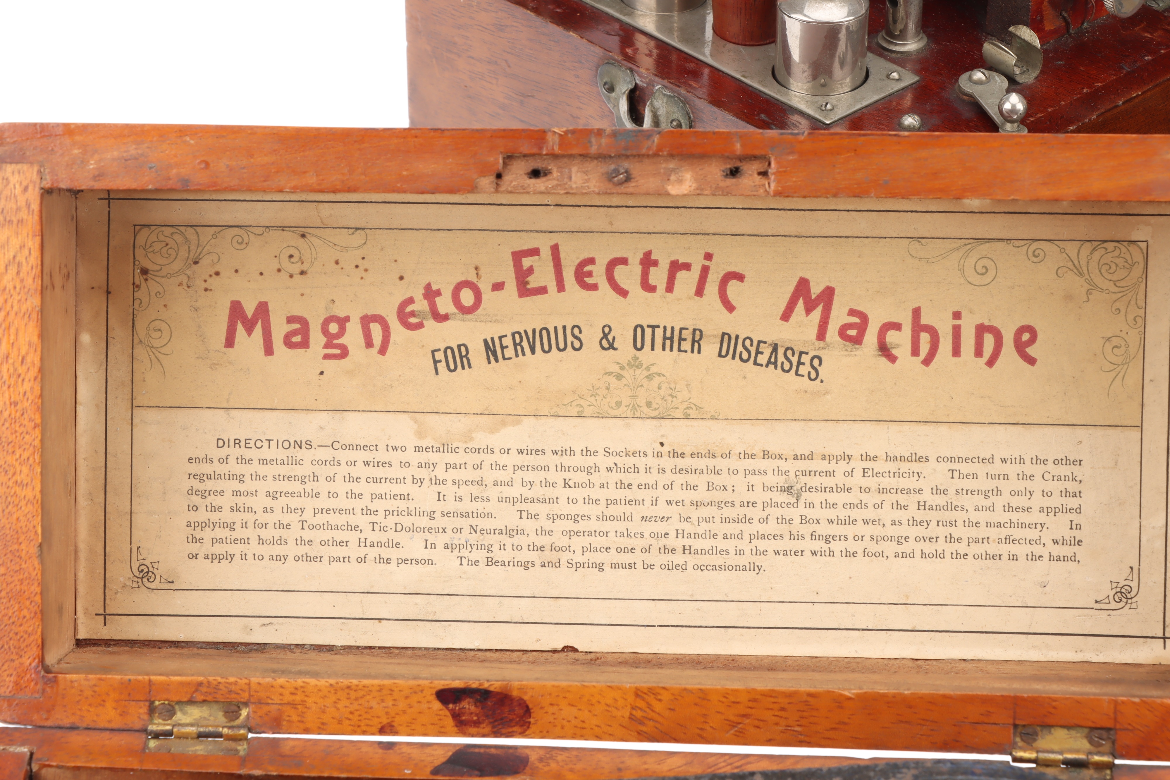 A Magneto Electric Machine, - Image 2 of 7