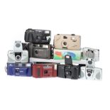 A Mixed Selection of Analogue Compact Cameras,