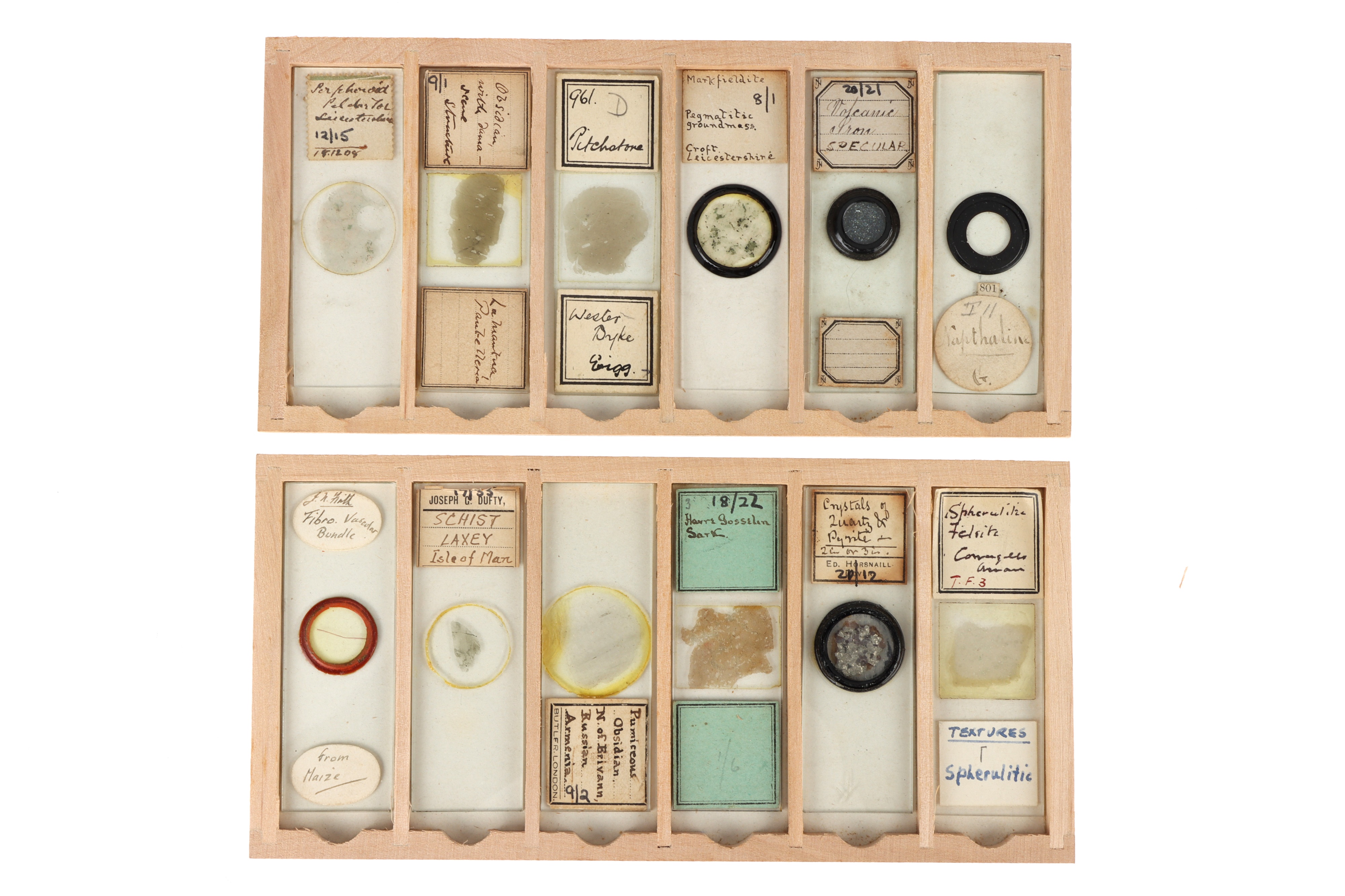 A Collection of Early Geology Microscope Slides, - Bild 4 aus 5