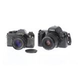 A Contax 139 Quartz 35mm SLR Camera,