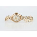 9ct Gold Lady's Accurist Wristwatch,