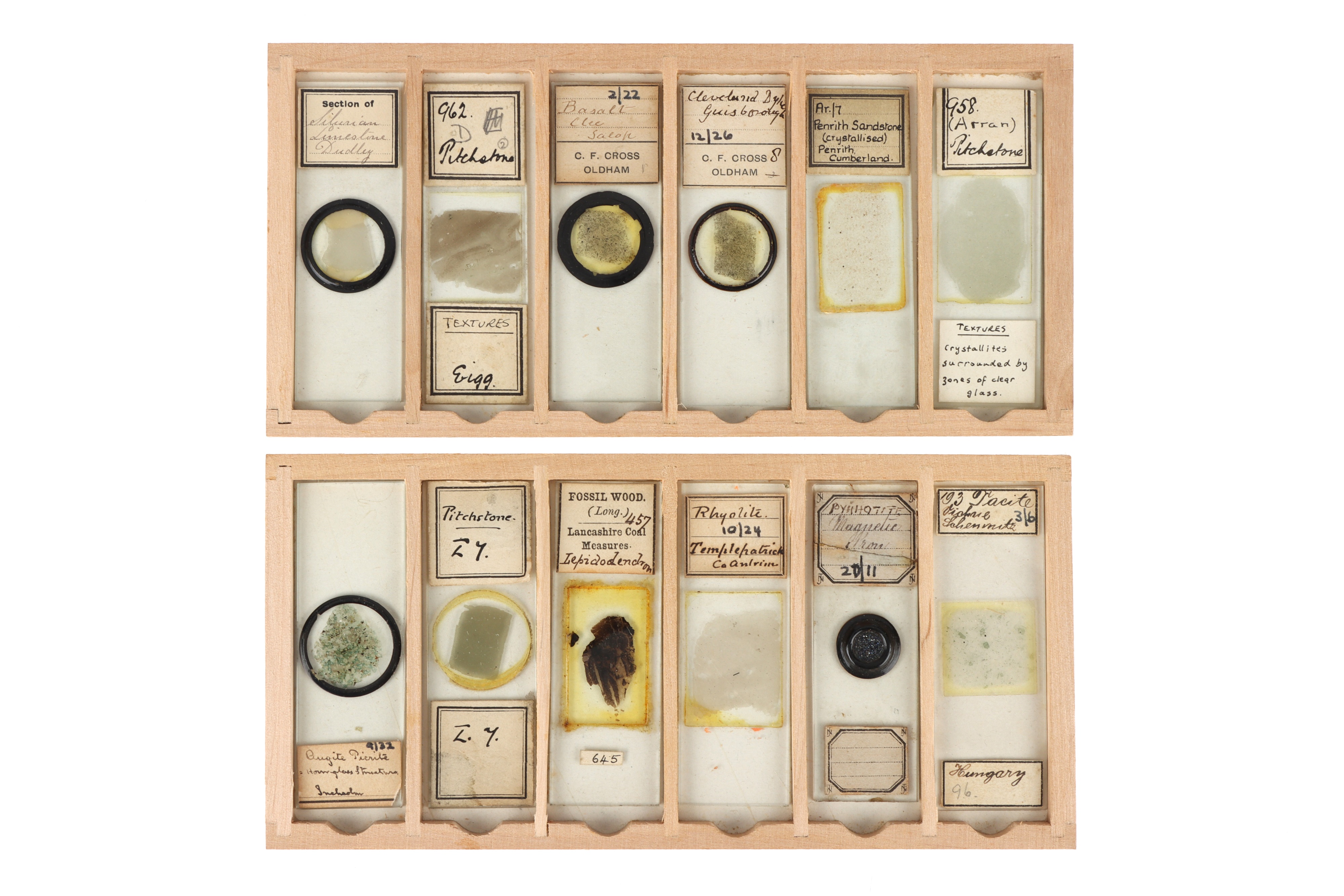 A Collection of Early Geology Microscope Slides, - Bild 5 aus 5