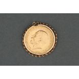 1913 Perth Mint Full Sovereign Gold Coin,