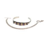 House of Lords Silver T-Bar Bracelet,