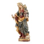 A Large Antique Sculpture of Saint Apollonia of Alexandria,