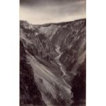 WILLIAM H JACKSON (1843-1942) Photographs of Yellowstone Canyon and River,