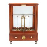 A Fine Victorian Standard Analytical Balance,