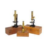 A Collection of French & German Microscopes,