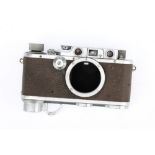 A Leitz Leica IIIb Rangefinder Body,