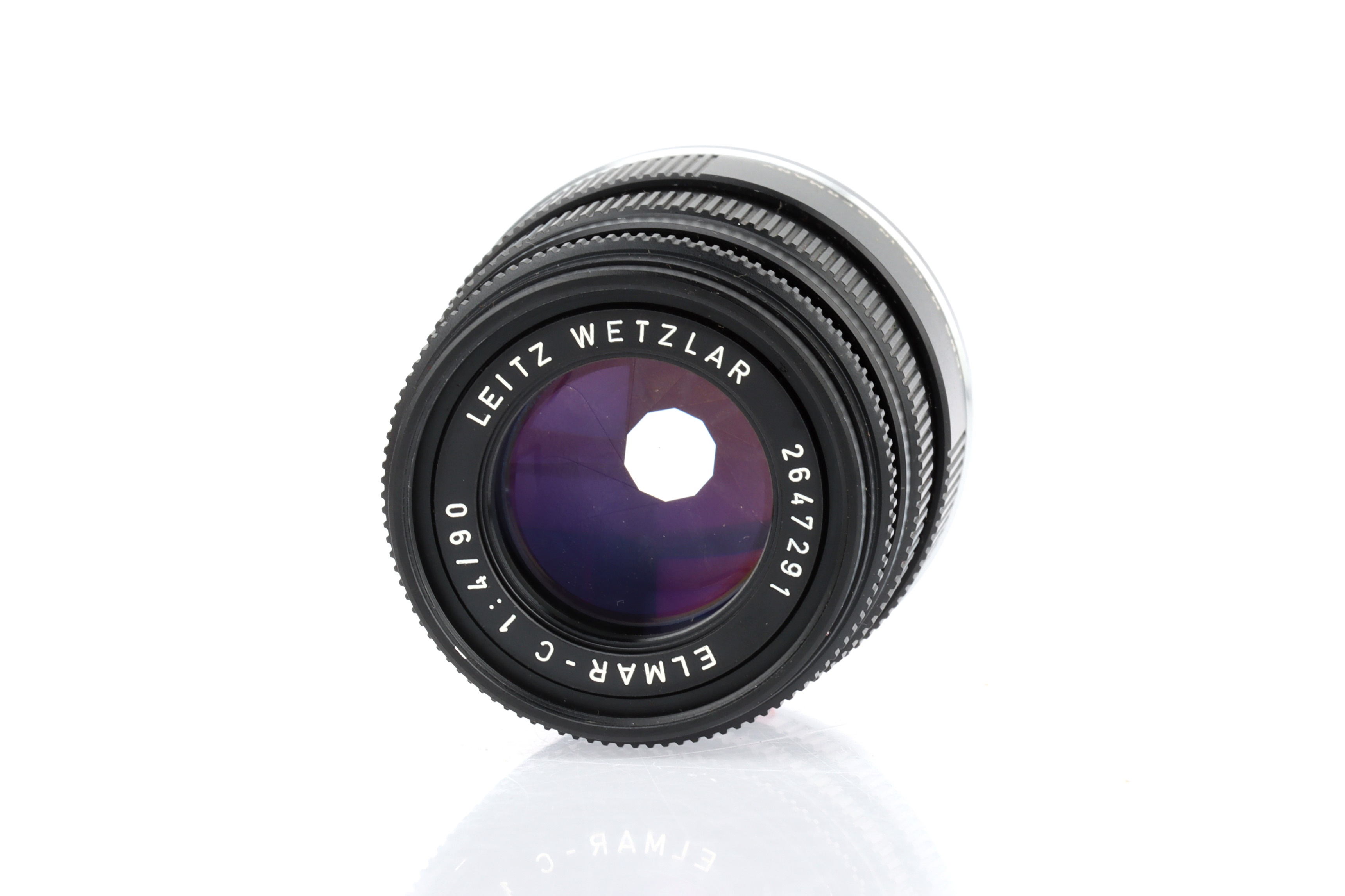 A Leitz Wetzlar Elmar-C f/4 90mm Lens, - Bild 4 aus 8