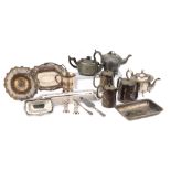 A Group of Assorted Silver Plated Wares,