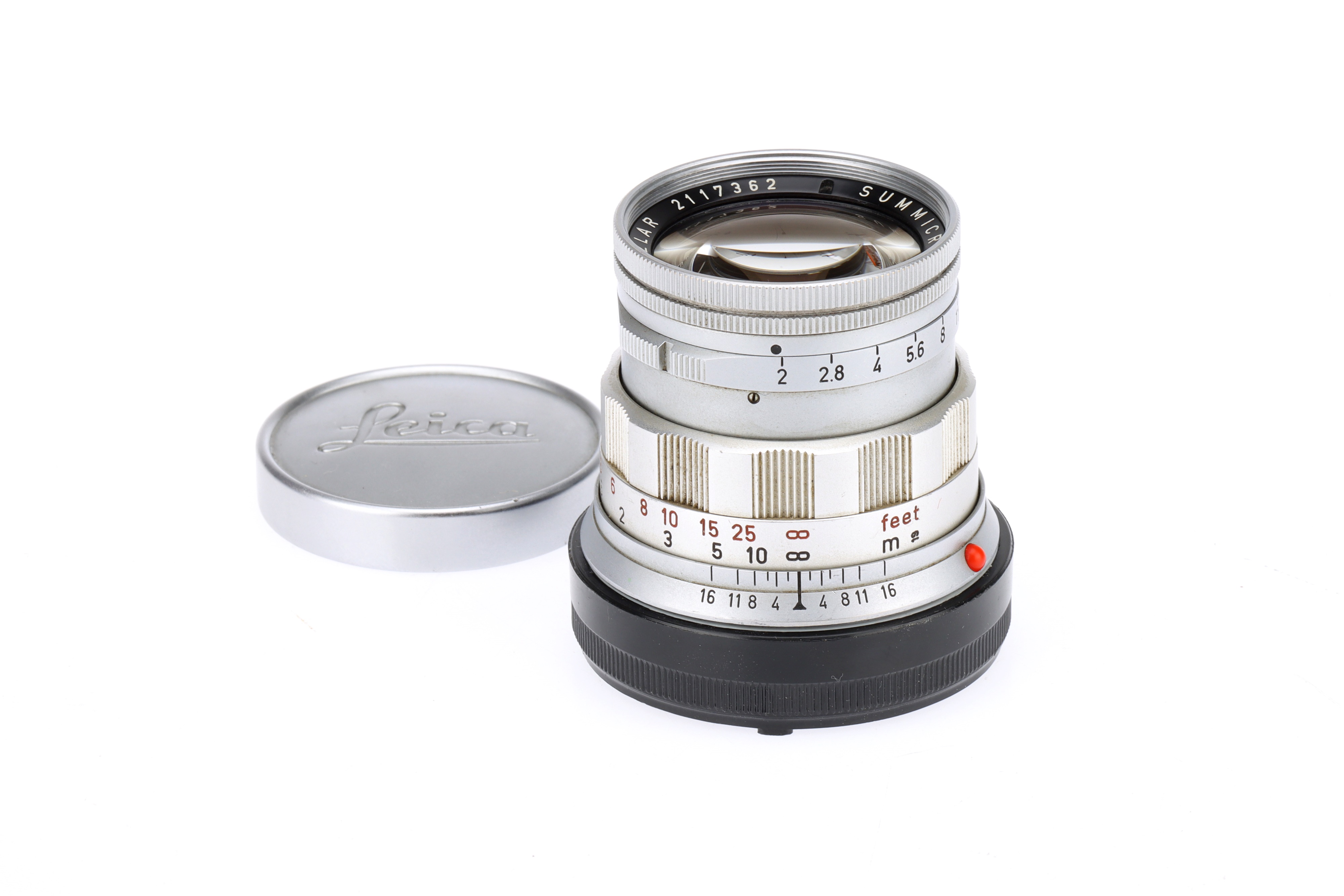 A Leitz Summicron f/2 50mm Lens,