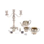 A Late Victorian EPNS Three Piece Tea Set,