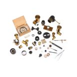 A Good Collection of Microscope Accessories,