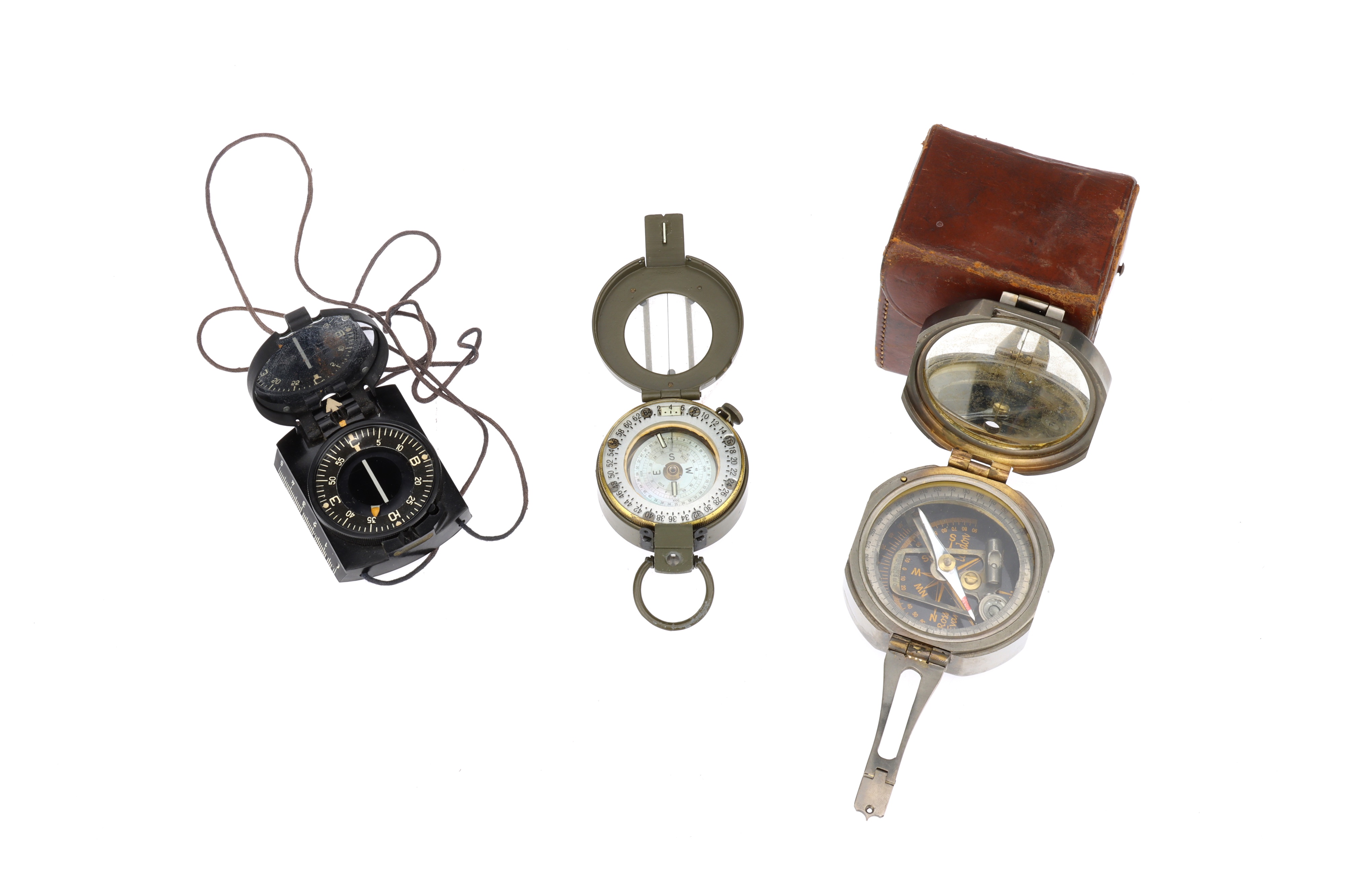 A Ross Evans-Stanley Nautical or Surveyor's Compass,