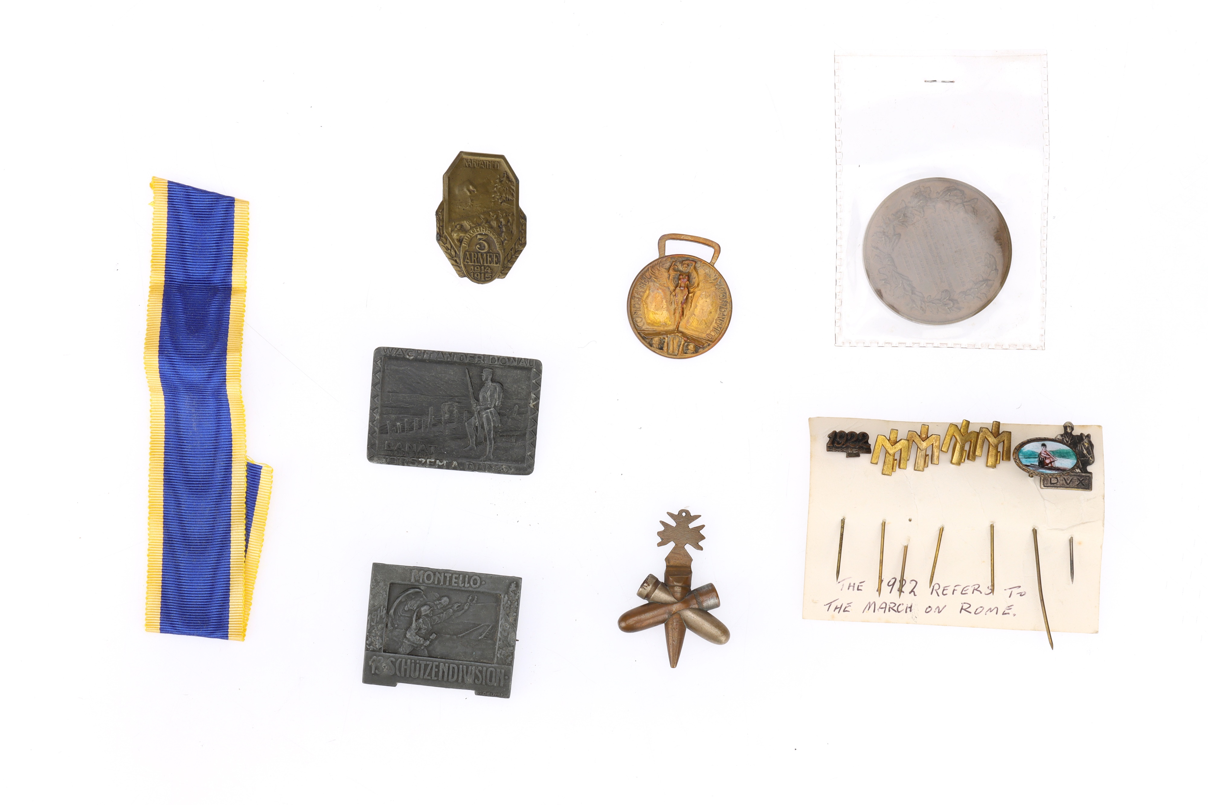 WWI Cap Badges & Associated Tie-Pins: - Image 2 of 5