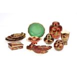 A Collection of Carlton Ware Rouge Royale Decorative Pottery,