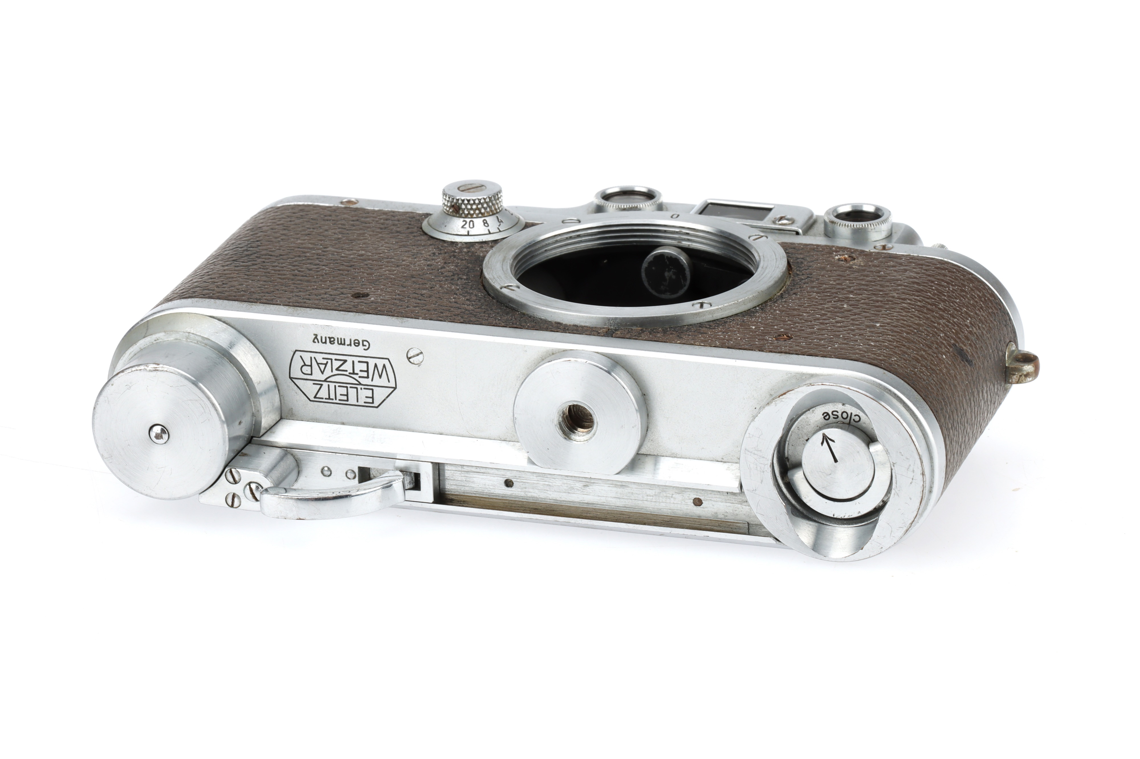 A Leitz Leica IIIb Rangefinder Body, - Bild 4 aus 4