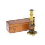 Small Students Brass Microscope,