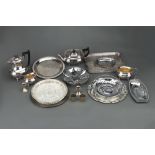 A Group of Silver Plated Wares,