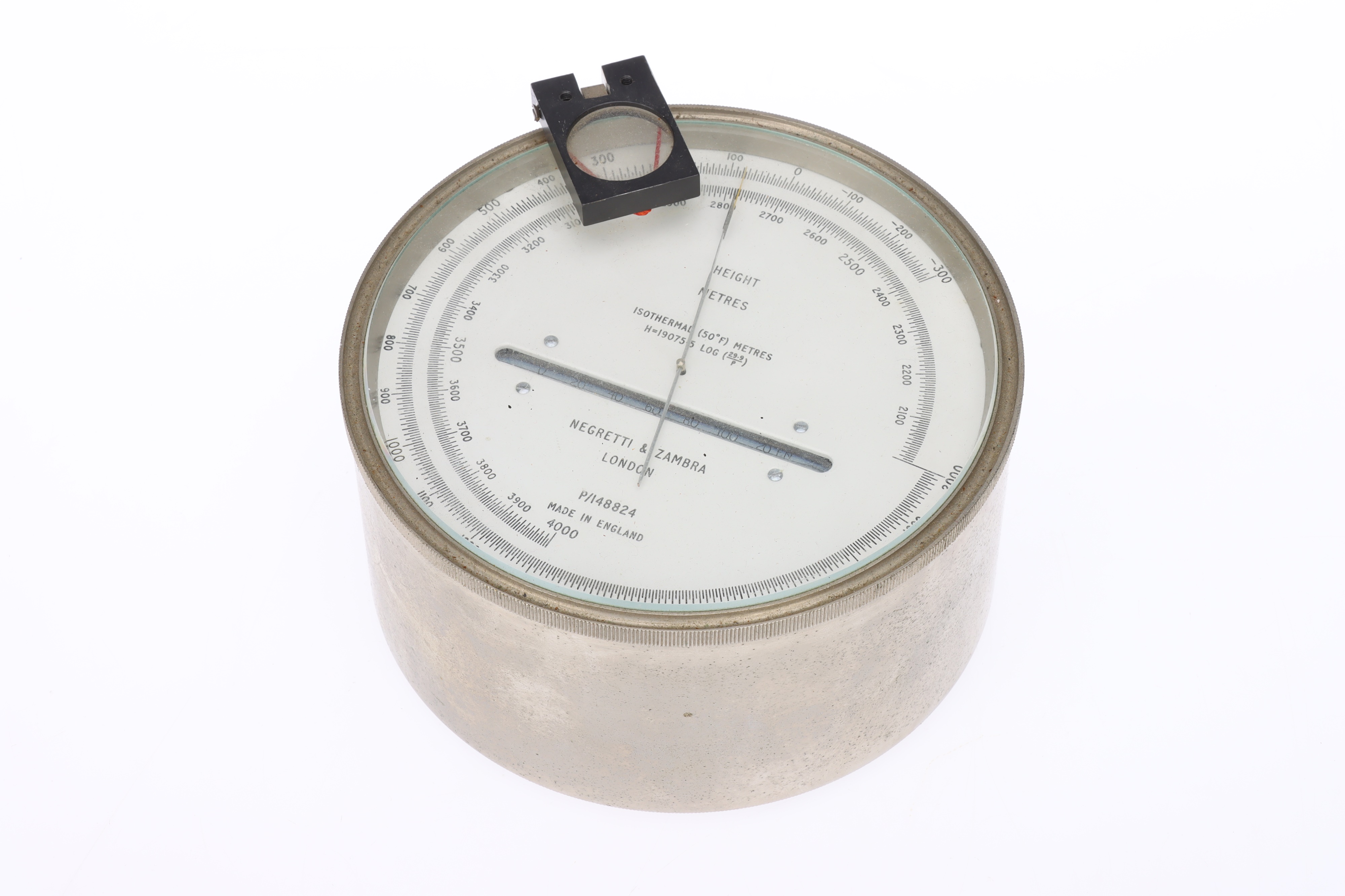 Rare Precision Altimeter P/148824 by Negretti & Zambra c.1950, - Image 3 of 3