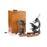 Classic Vintage Baker Microscope,