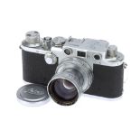 A Leica IIIf Rangefinder Camera,