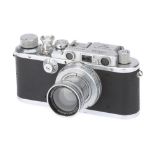 A Leica IIIc 'Bright Chrome' Rangefinder Camera,