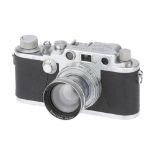 A Leica IIIc Red Blind Rangefinder Camera,