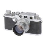 A Leica IIIc 'Luftwaffen-Eigentum' Rangefinder Camera,