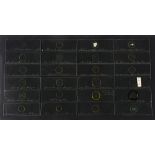 Topping, C. M., Collection of 24 Early Microscope Slides,