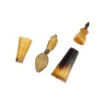 Antique Horn Apothecary Items,