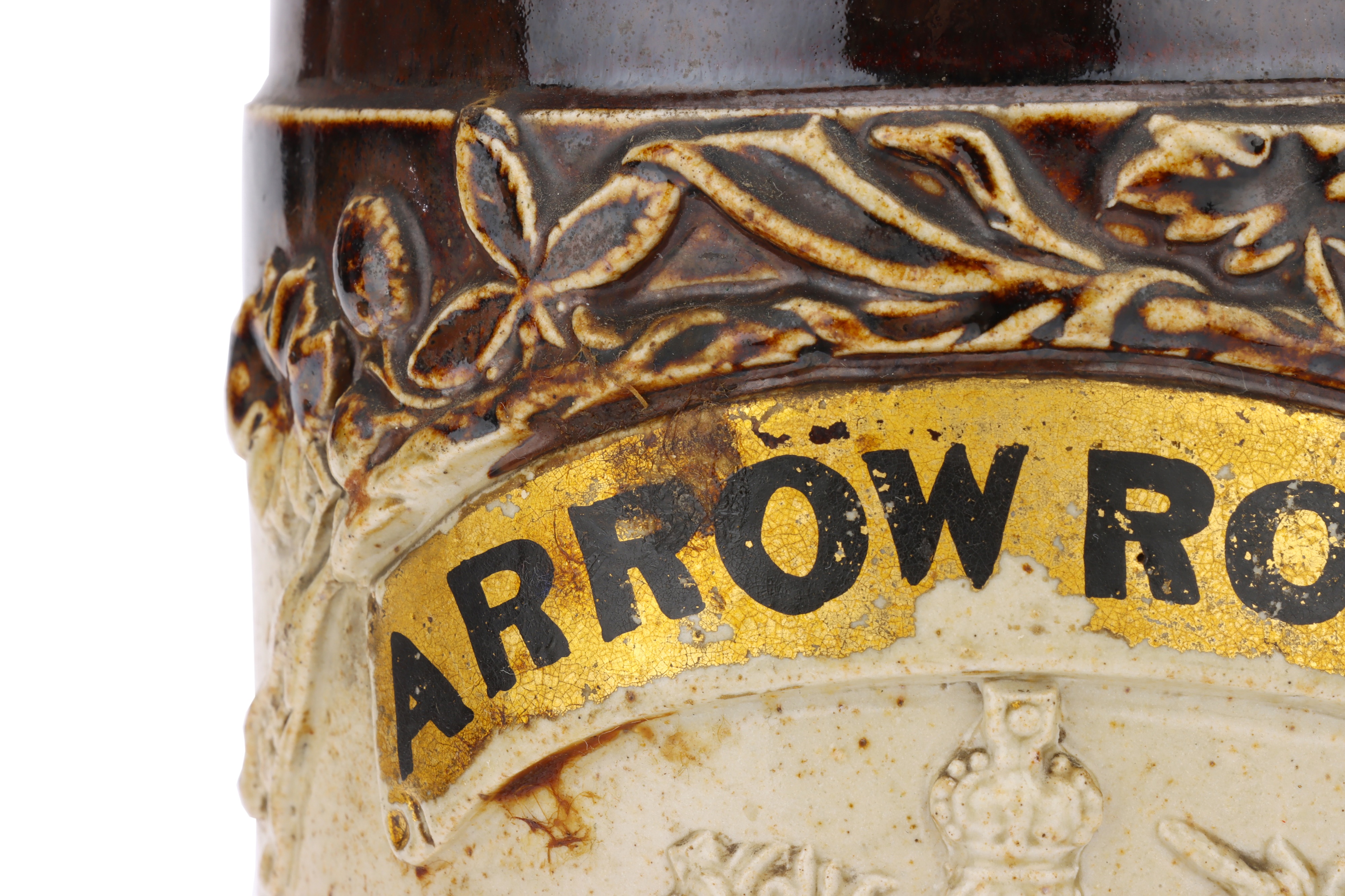 A Salt Glazed Stoneware Arrowroot Jar, - Image 3 of 6