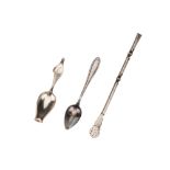 Silver Feeding and Medicine Spoons,