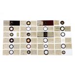 Dancer, J. B., Collection of 24 Chemical Microscope Slides,