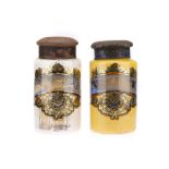 A Pair of Victorian Apothecary Speci Jars,