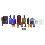 A Collection of Apothecary & Chemists Bottles and Sundries,