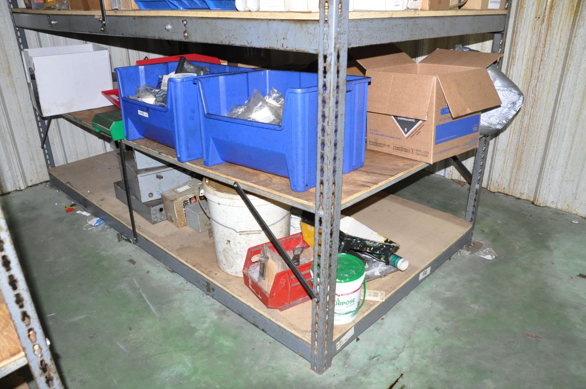 Lot-General Shop Maintenance with (2) Sections Shelving, (Air Compressor Room, (E-10) - Image 5 of 7