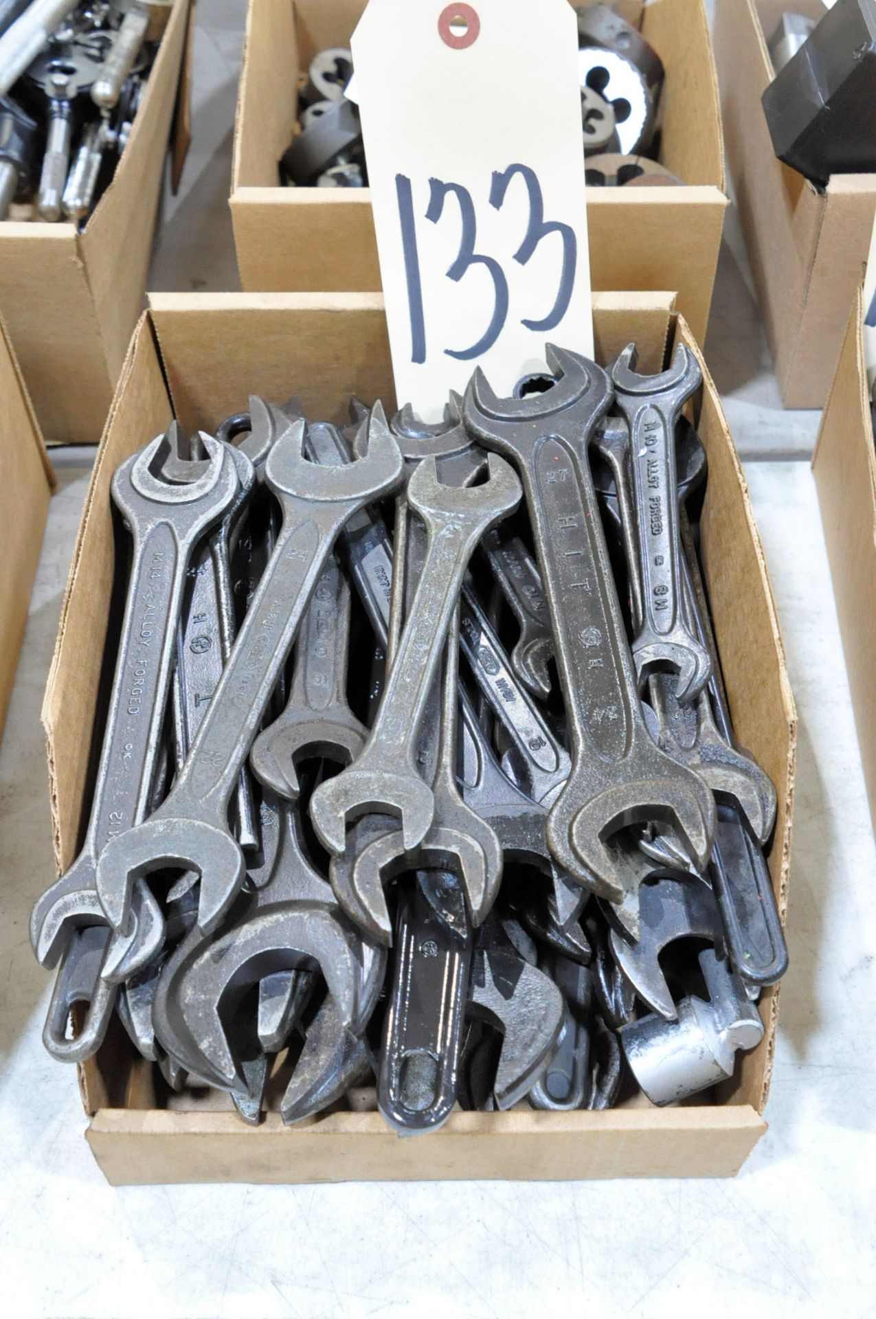 Lot-Black Machine Wrenches in (1) Box, (E-3)