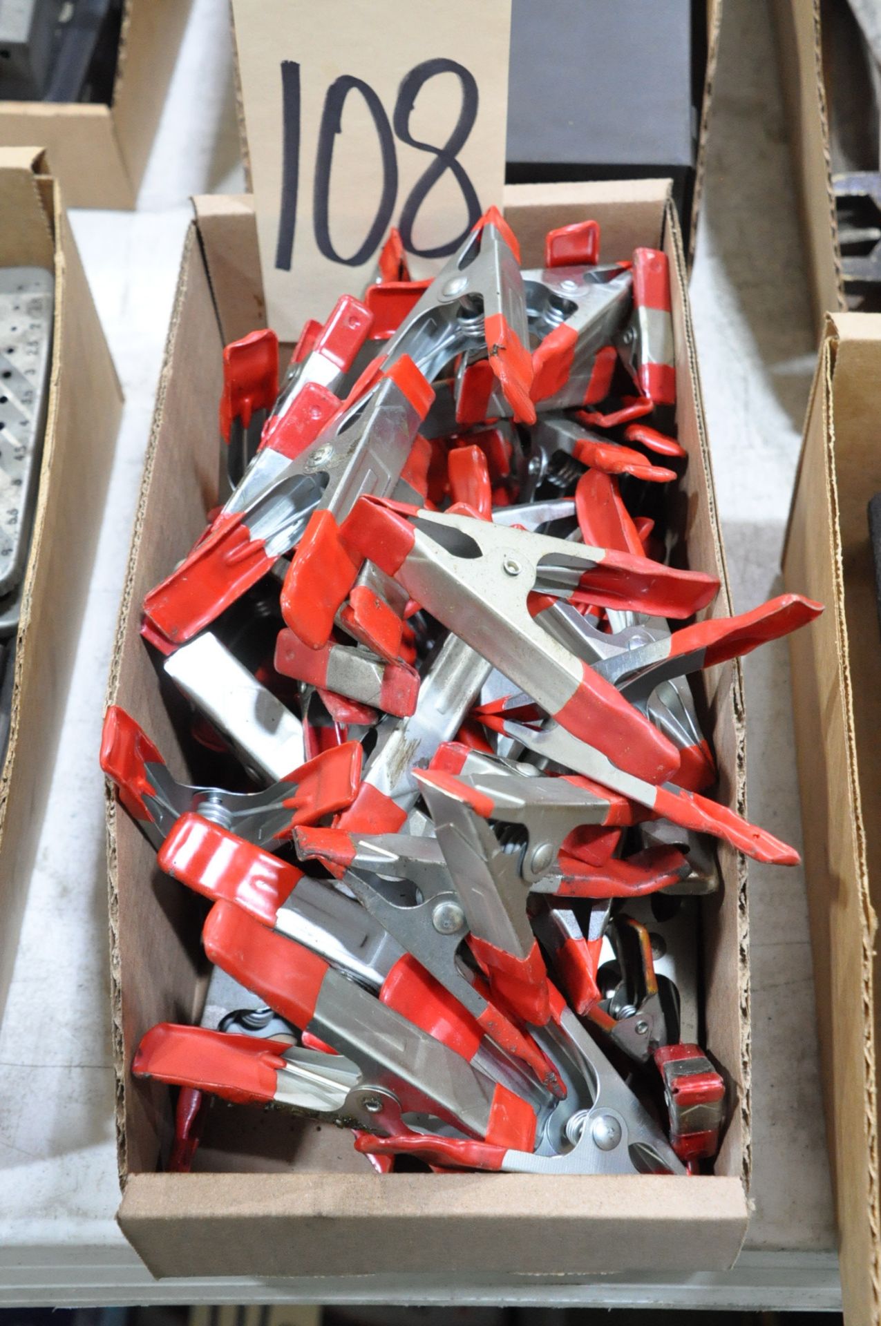Lot-Squeeze Clamps in (1) Box, (E-3)