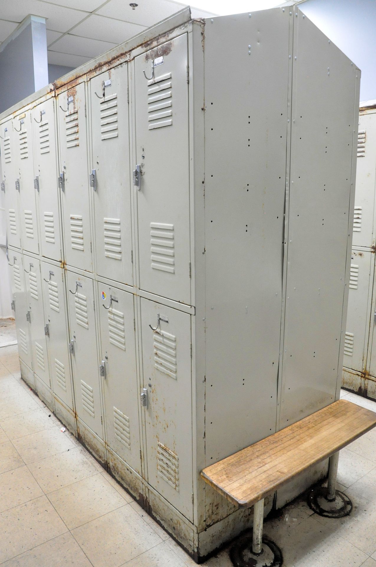 Lot-Lockers in Men's Room, (Front Entrance)