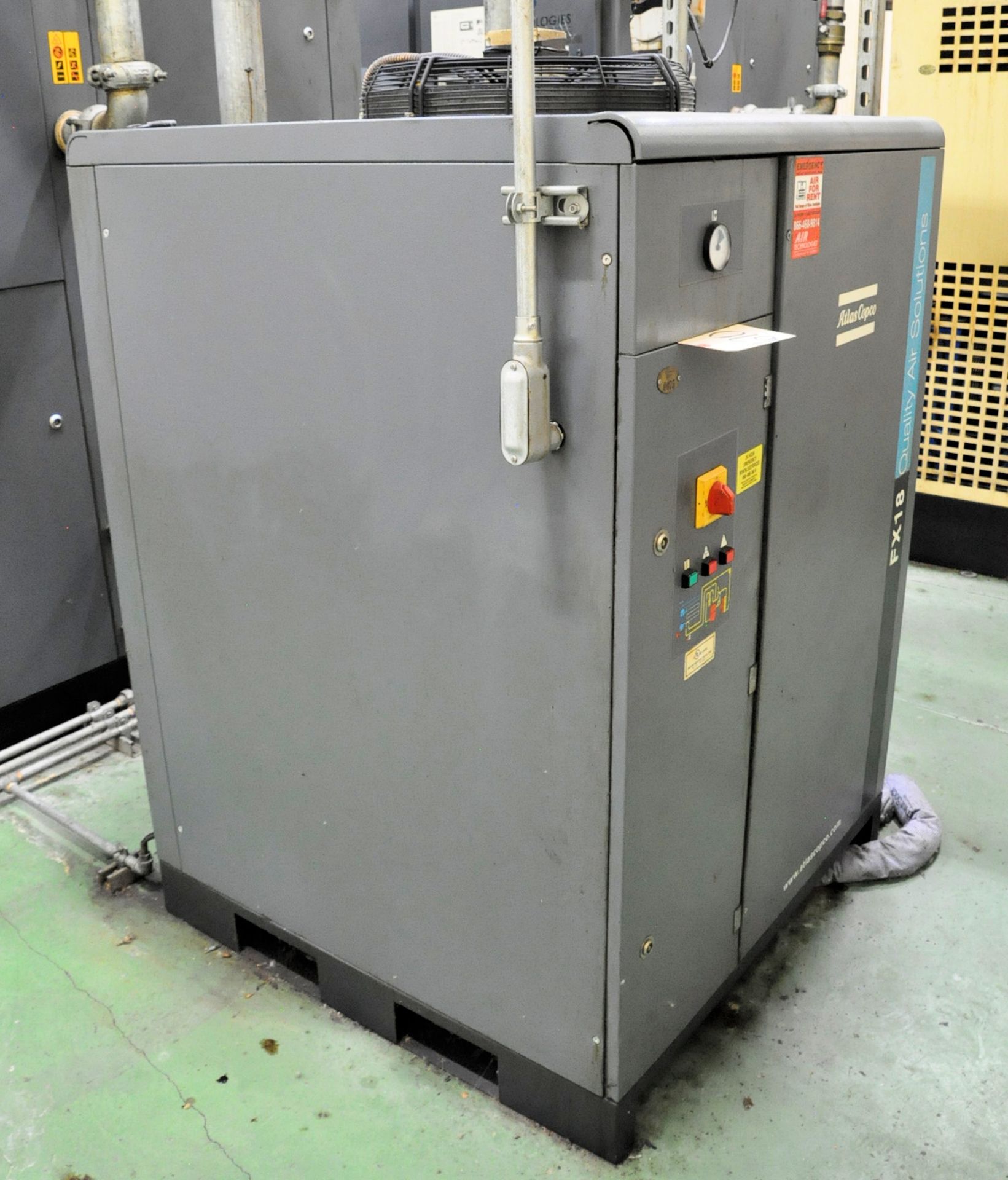 Atlas Copco Type FX18 (A16), Refrigerated Compressed Air Dryer, S/n CAI653031 (2013), (Air - Image 2 of 4