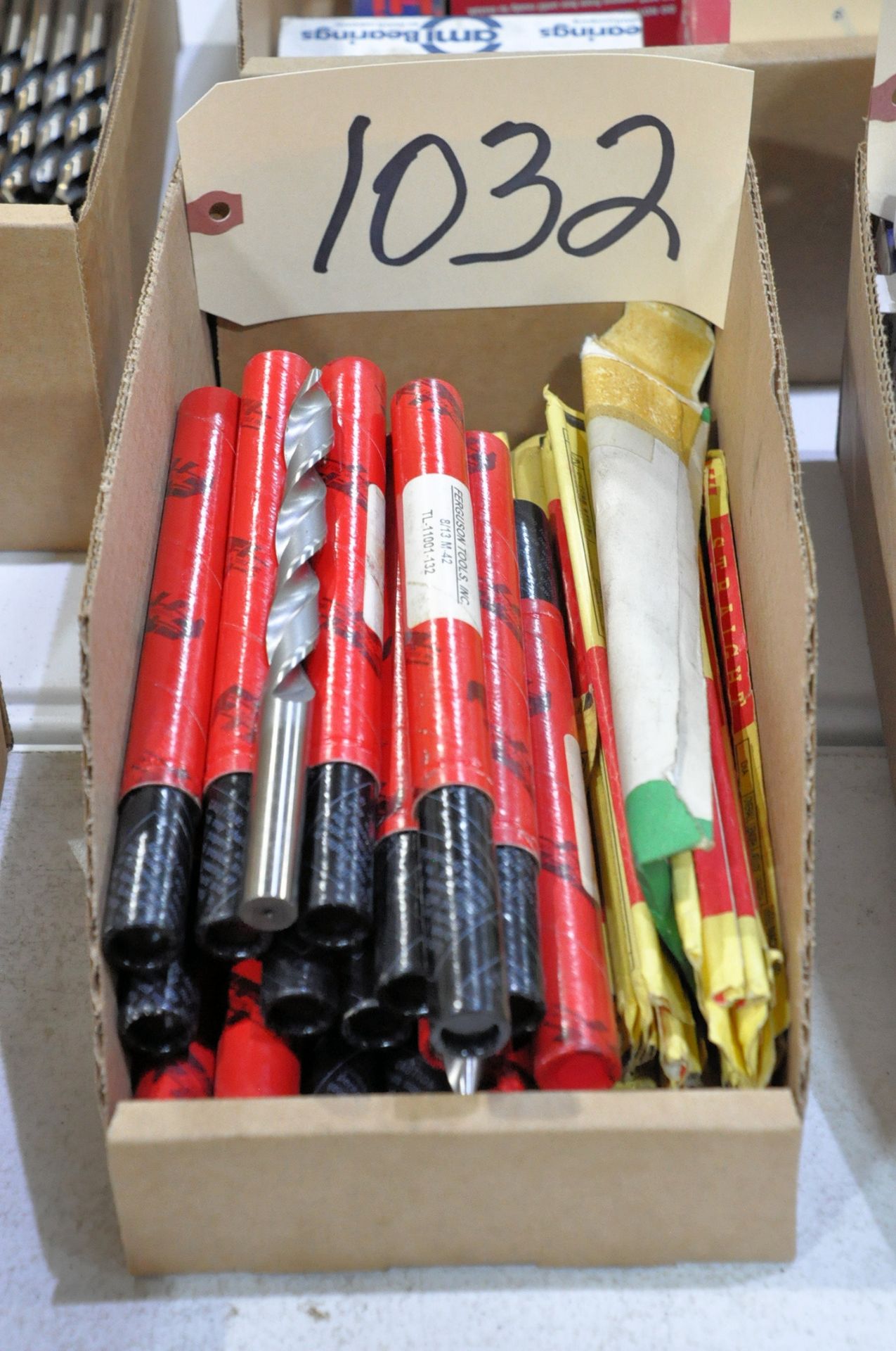 Lot-Packaged Straight Shank Drills in (1) Box, (E-3)