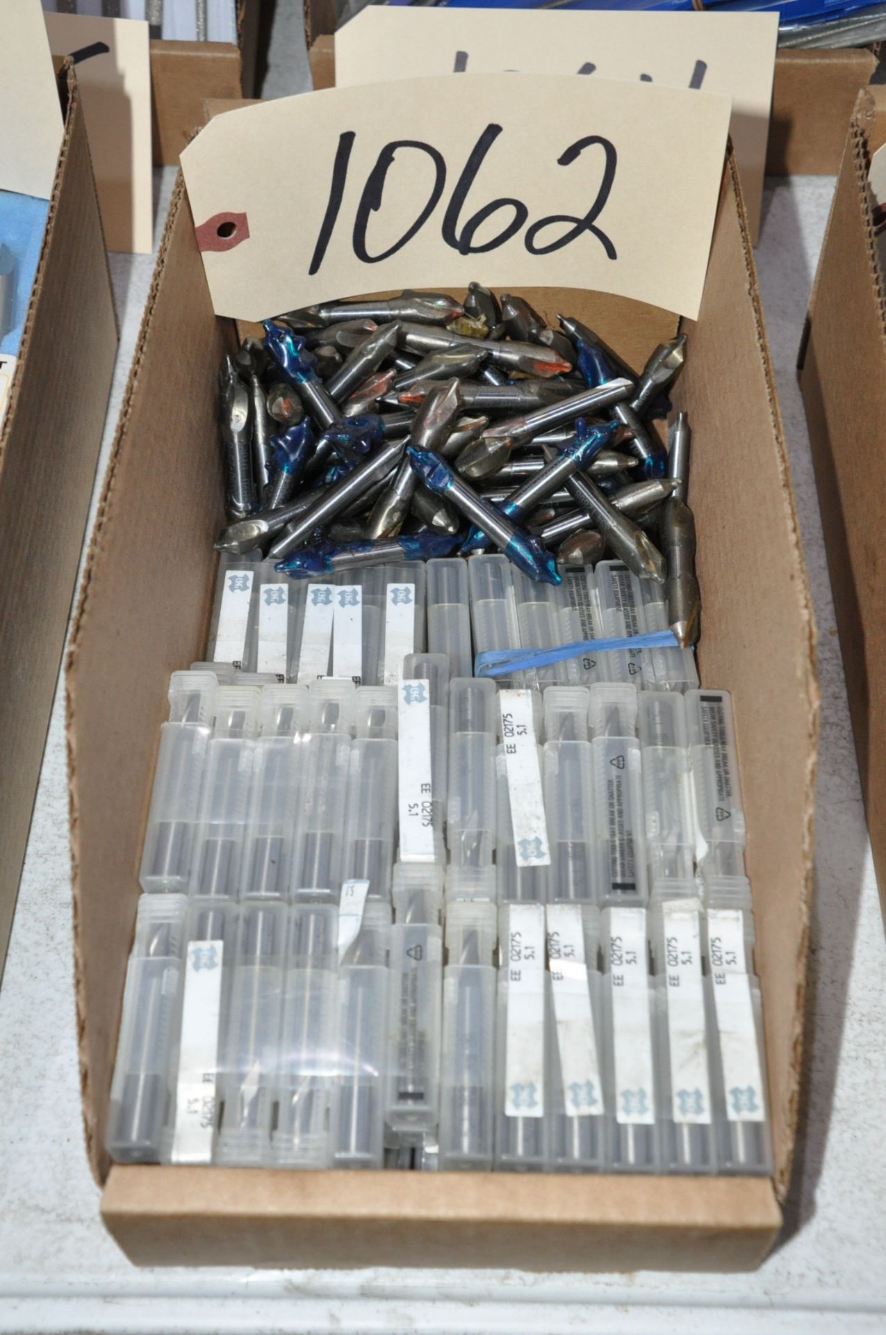Lot-Packaged and Regrind Straight Shank Drills in (1) Box, (E-3)