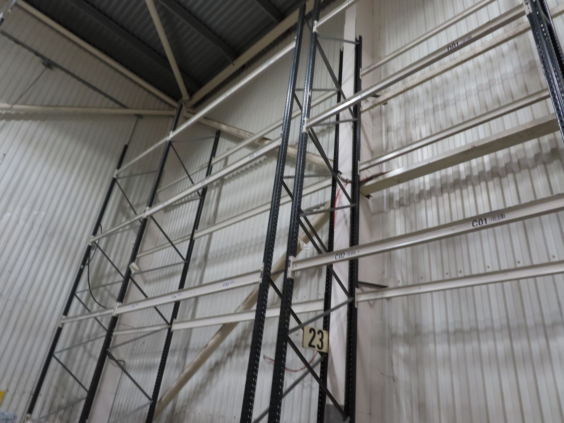 3 X SECTIONS OF PALLET RACKING. - Image 2 of 2