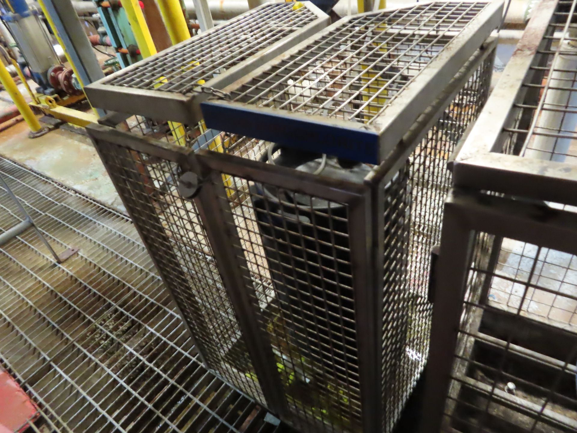 2 X LOCKABLE CAGE. - Image 2 of 2