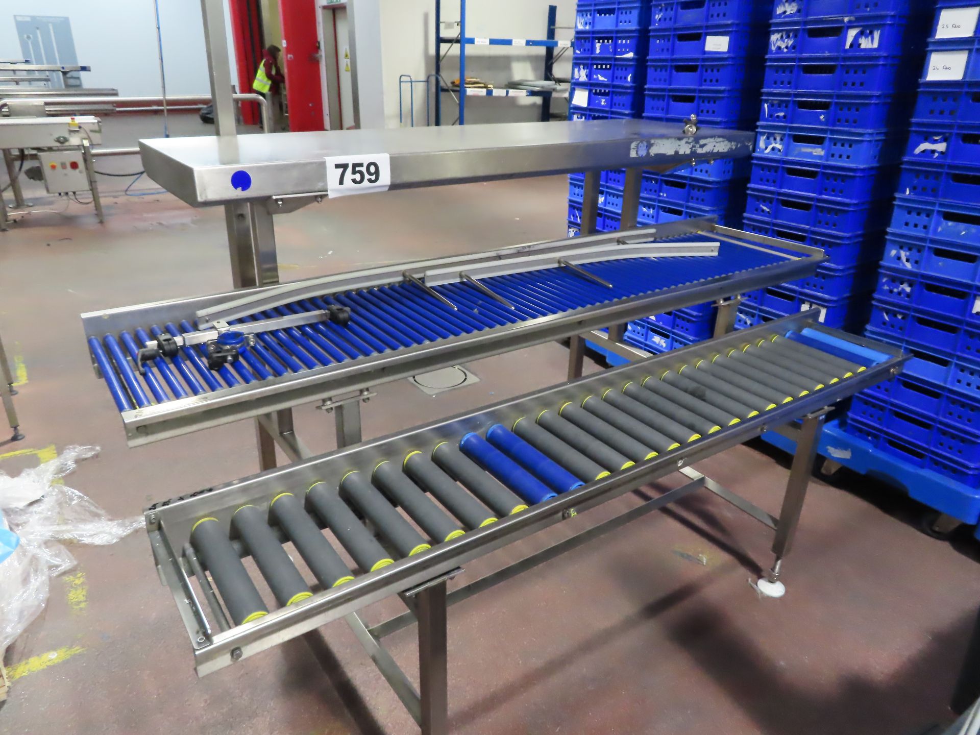 3-TIER PACKING CONVEYOR.